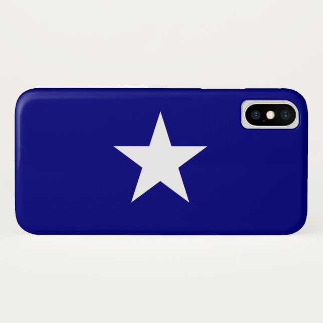 Funda De Case-Mate Para iPhone Bandera azul Bonnie (Reverso (horizontal))