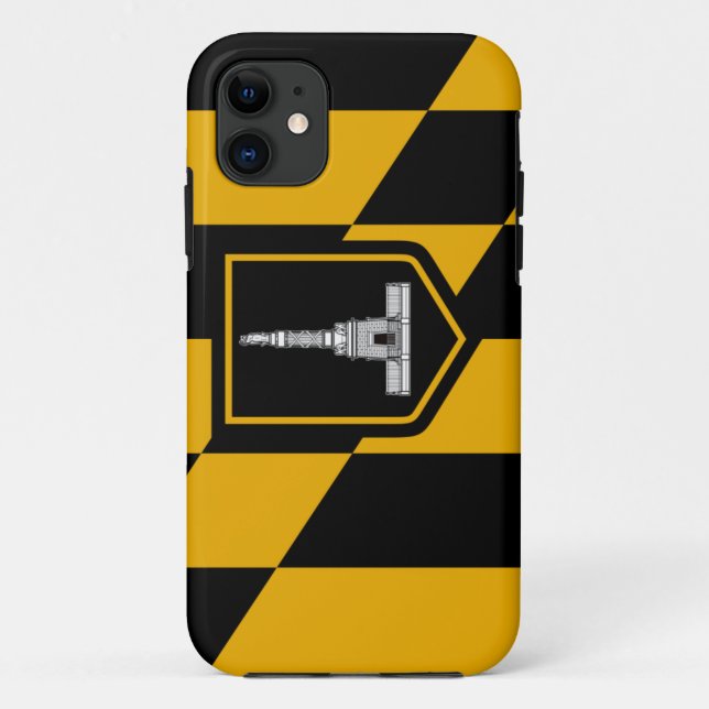 Funda De Case-Mate Para iPhone Bandera Baltimore (Reverso)