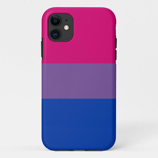 Funda De Case-Mate Para iPhone Bandera bisexual (Reverso)