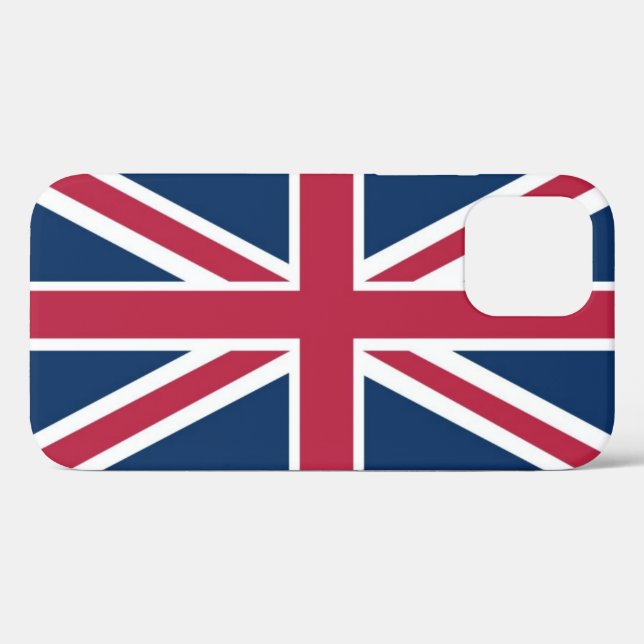 Funda De Case-Mate Para iPhone Bandera británica (Reverso  (Horizonal))