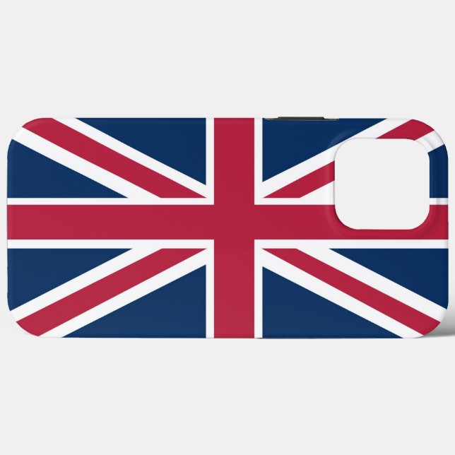 Funda De Case-Mate Para iPhone Bandera británica (Reverso (Horizontal))