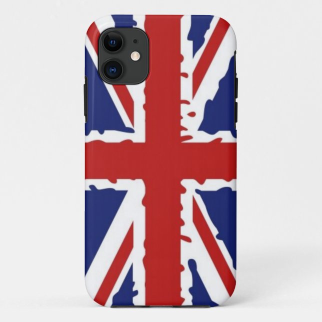 Funda De Case-Mate Para iPhone Bandera británica (Reverso)