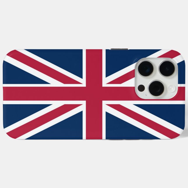 Funda De Case-Mate Para iPhone Bandera británica ( Reverso (Horizontal))