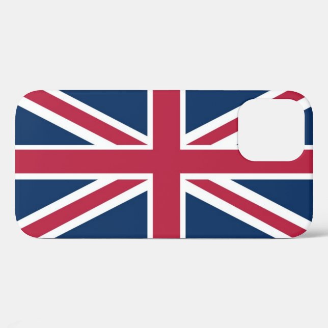 Funda De Case-Mate Para iPhone Bandera británica (Reverso (Horizontal))