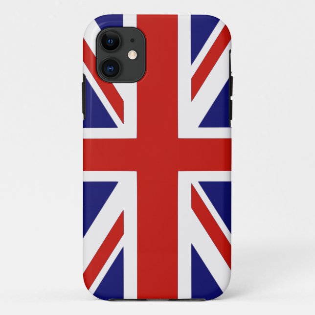 Funda De Case-Mate Para iPhone Bandera británica (Reverso)