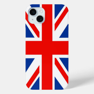 Funda Para iPhone 15 Mini Bandera británica (Union Jack)