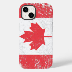 Funda Para iPhone 14 De Case-Mate Bandera canadiense angustiada