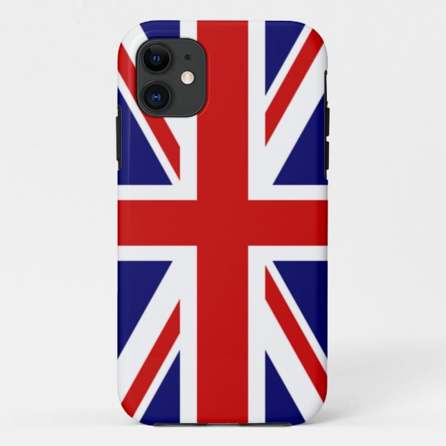 Funda De Case-Mate Para iPhone Bandera clásica del Reino Unido (Reverso)