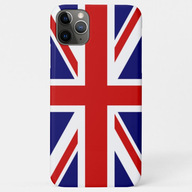 Funda De Case-Mate Para iPhone Bandera clásica del Reino Unido (Reverso)