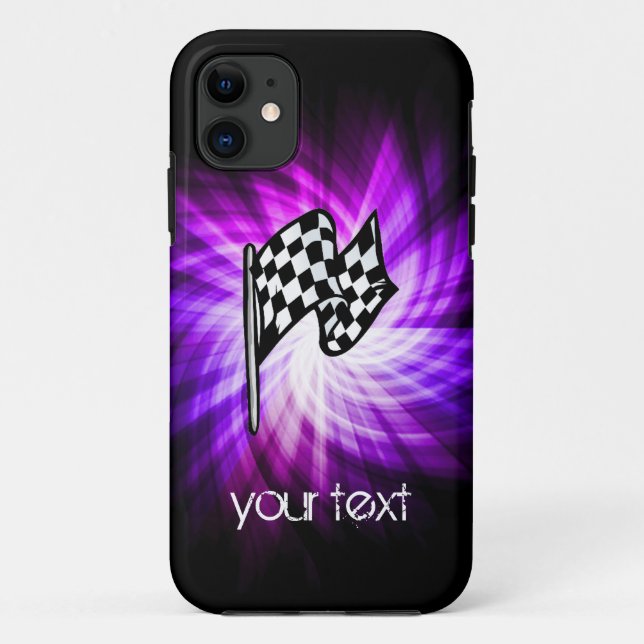 Funda De Case-Mate Para iPhone Bandera controlada; púrpura (Reverso)