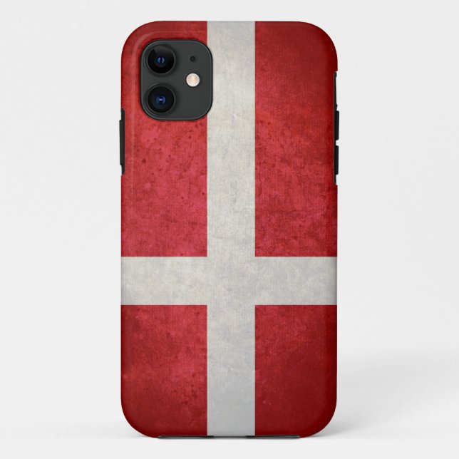 Funda De Case-Mate Para iPhone Bandera danesa (Reverso)