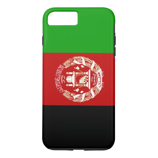 Funda De Case-Mate Para iPhone Bandera de Afganistán (Reverso)