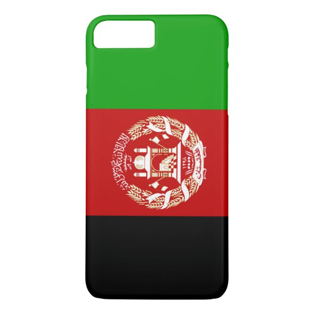 Funda De Case-Mate Para iPhone Bandera de Afganistán (Reverso)