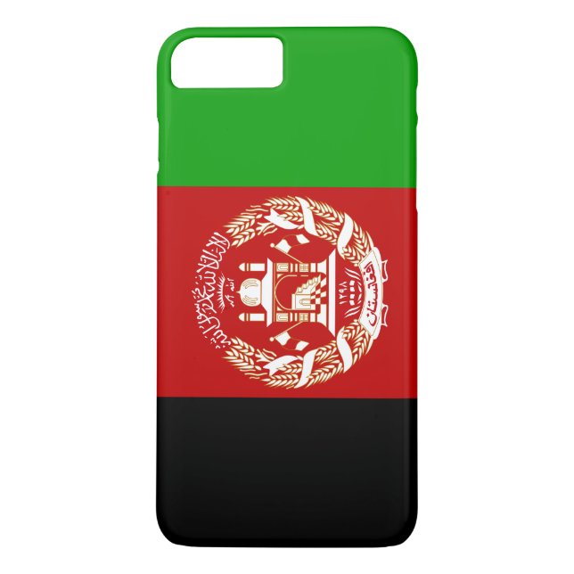 Funda De Case-Mate Para iPhone Bandera de Afganistán (Reverso)