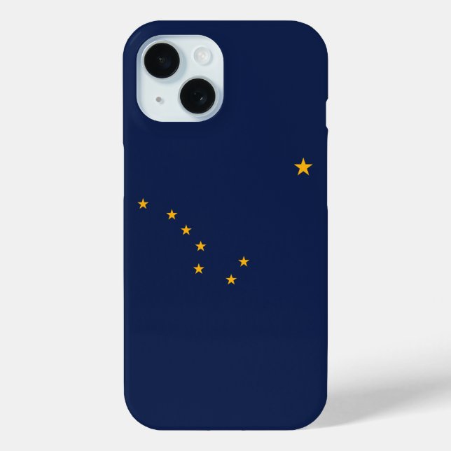 Funda De Case-Mate Para iPhone Bandera de Alaska (Reverso )