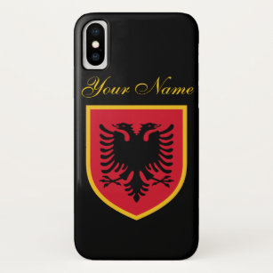 Funda Para iPhone XS Bandera de Albania