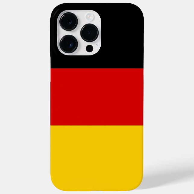 Funda De Case-Mate Para iPhone Bandera de Alemania (Reverso)
