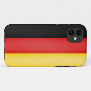 Funda Para iPhone 11 Bandera de Alemania Colores patrióticos de Schwar