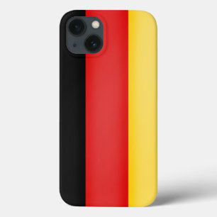 Funda Para iPhone 13 Bandera de Alemania Colores patrióticos de Schwarz