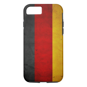 Funda Para iPhone 8/7 Bandera de Alemania de vintage Grunge