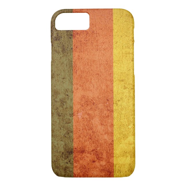 Funda De Case-Mate Para iPhone Bandera de Alemania - Grunge (Reverso)