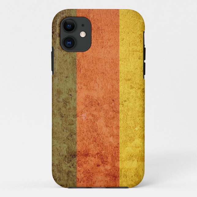 Funda De Case-Mate Para iPhone Bandera de Alemania - Grunge (Reverso)