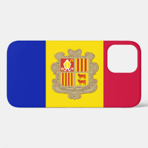 Funda Para iPhone 12 Bandera de Andorra