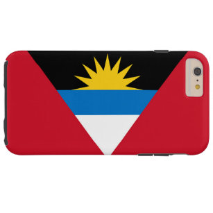 Funda Resistente Para iPhone 6 Plus Bandera de Antigua y Barbuda