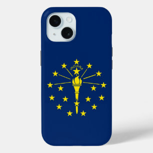 Funda Para iPhone 15 Bandera de Apple iPhone 15 Funda-Mate Indiana