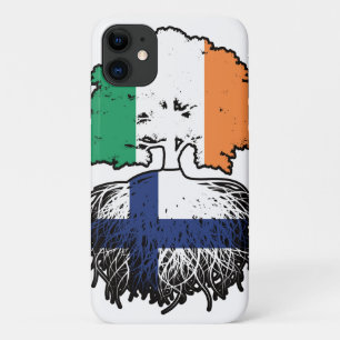 Funda Para iPhone 11 Bandera de árboles finlandesa irlandesa de Finland