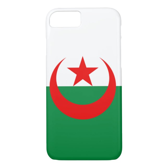 Funda De Case-Mate Para iPhone Bandera de Argelia (Reverso)