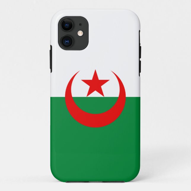 Funda De Case-Mate Para iPhone Bandera de Argelia (Reverso)