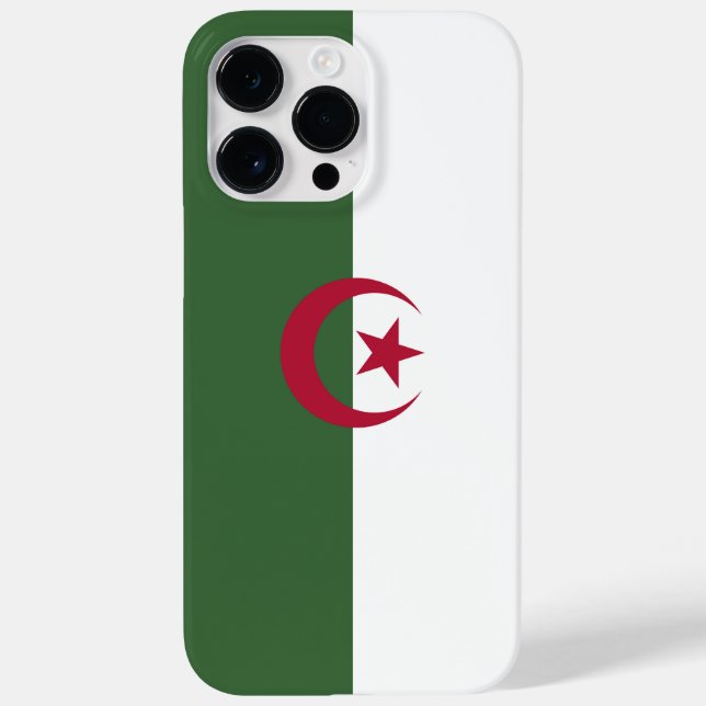 Funda De Case-Mate Para iPhone Bandera de Argelia (Reverso)