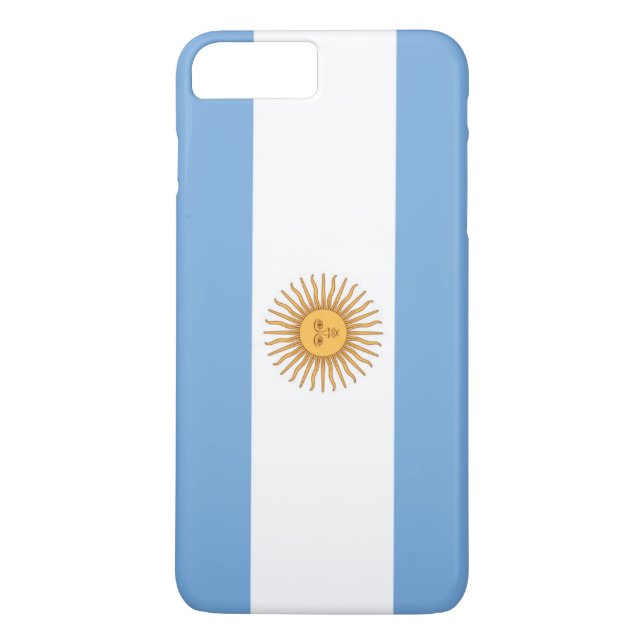 Funda De Case-Mate Para iPhone Bandera de Argentina (Reverso)