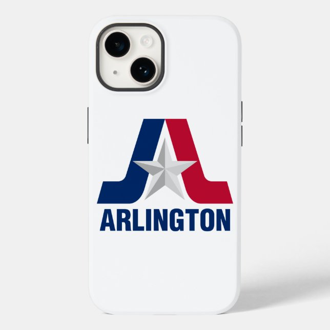 Funda De Case-Mate Para iPhone Bandera de Arlington, Texas Funda-Mate iPhone Case (Reverso )
