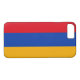 Funda De Case-Mate Para iPhone Bandera de Armenia (Reverso (horizontal))