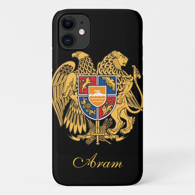 Funda De Case-Mate Para iPhone Bandera de Armenia (Reverso)