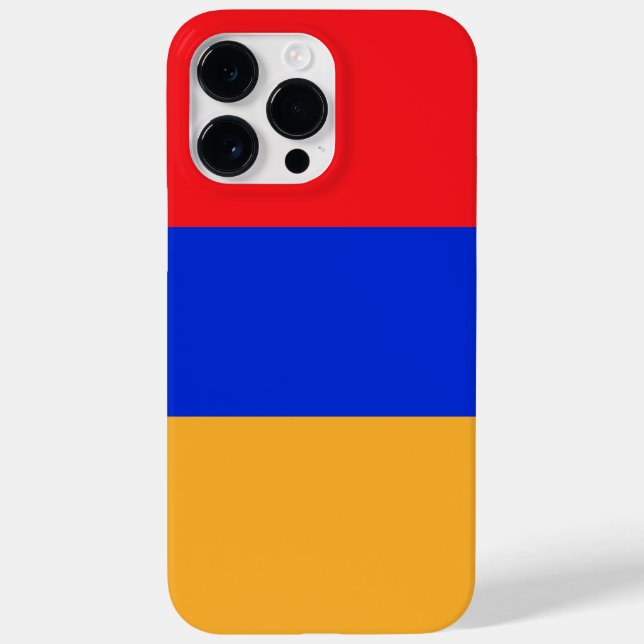 Funda De Case-Mate Para iPhone Bandera de Armenia (Reverso)