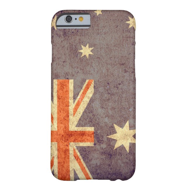 Funda De Case-Mate Para iPhone Bandera de Australia - Grunge (Reverso)