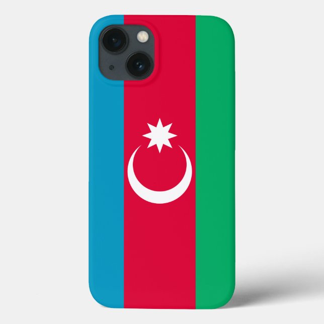 Funda De Case-Mate Para iPhone Bandera de Azerbaiyán (Reverso)
