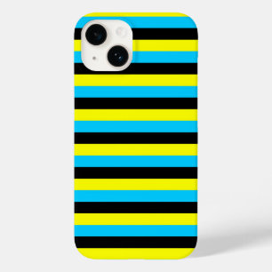 Funda Para iPhone 14 De Case-Mate bandera de bahamas franjas país patrón azul amaril