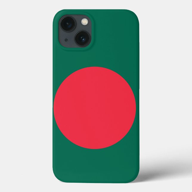 Funda De Case-Mate Para iPhone Bandera de Bangladesh (Reverso)