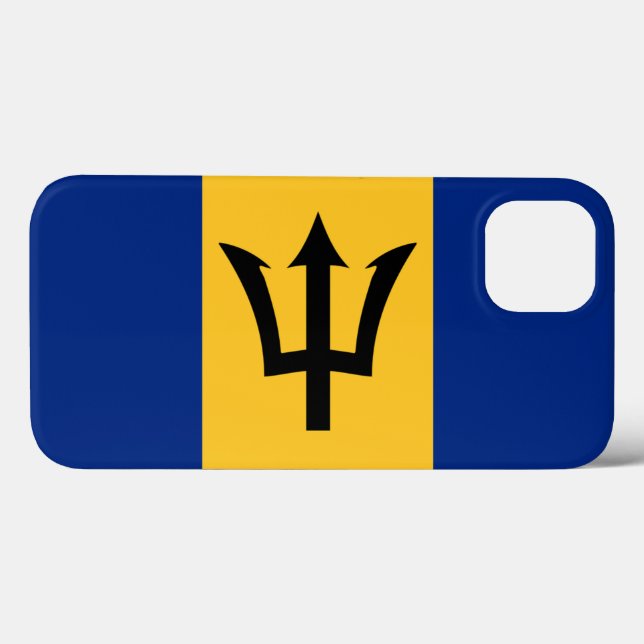 Funda De Case-Mate Para iPhone Bandera de Barbados (Reverso (Horizontal))