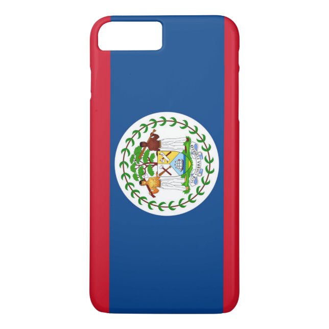 Funda De Case-Mate Para iPhone Bandera de Belice (Reverso)