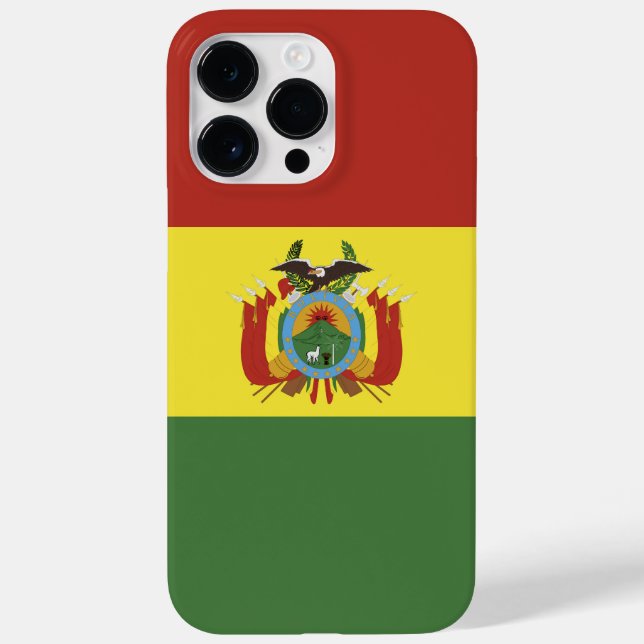 Funda De Case-Mate Para iPhone Bandera de Bolivia (Reverso)