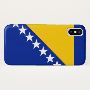 Funda Para iPhone X Bandera de Bosnia y Herzegovina