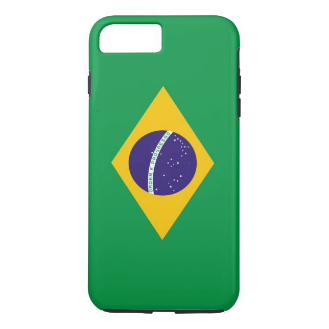 Funda De Case-Mate Para iPhone Bandera de Brasil (Reverso)