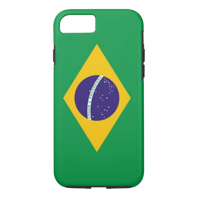 Funda De Case-Mate Para iPhone Bandera de Brasil (Reverso)