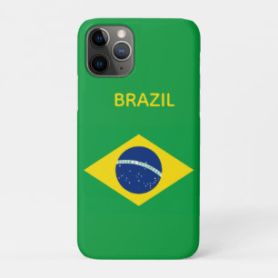 Funda Para iPhone 11 Pro Bandera de Brasil Copa Mundial 2026 Fútbol Brasil