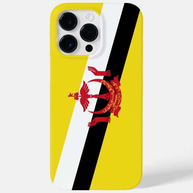 Funda De Case-Mate Para iPhone Bandera de Brunei (Reverso)